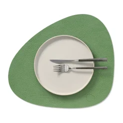 LIND DNA Hippo placemat curve M, Forest Green New