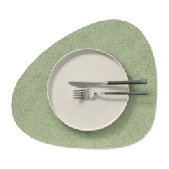 LIND DNA Hippo placemat curve M, Olive Green Sale