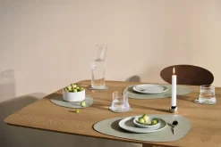 LIND DNA Hippo placemat curve M, Olive Green Sale