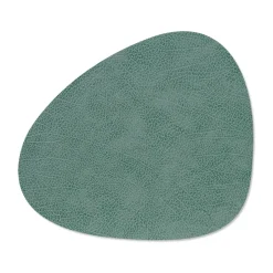 LIND DNA Hippo placemat curve M, Pastel Green New