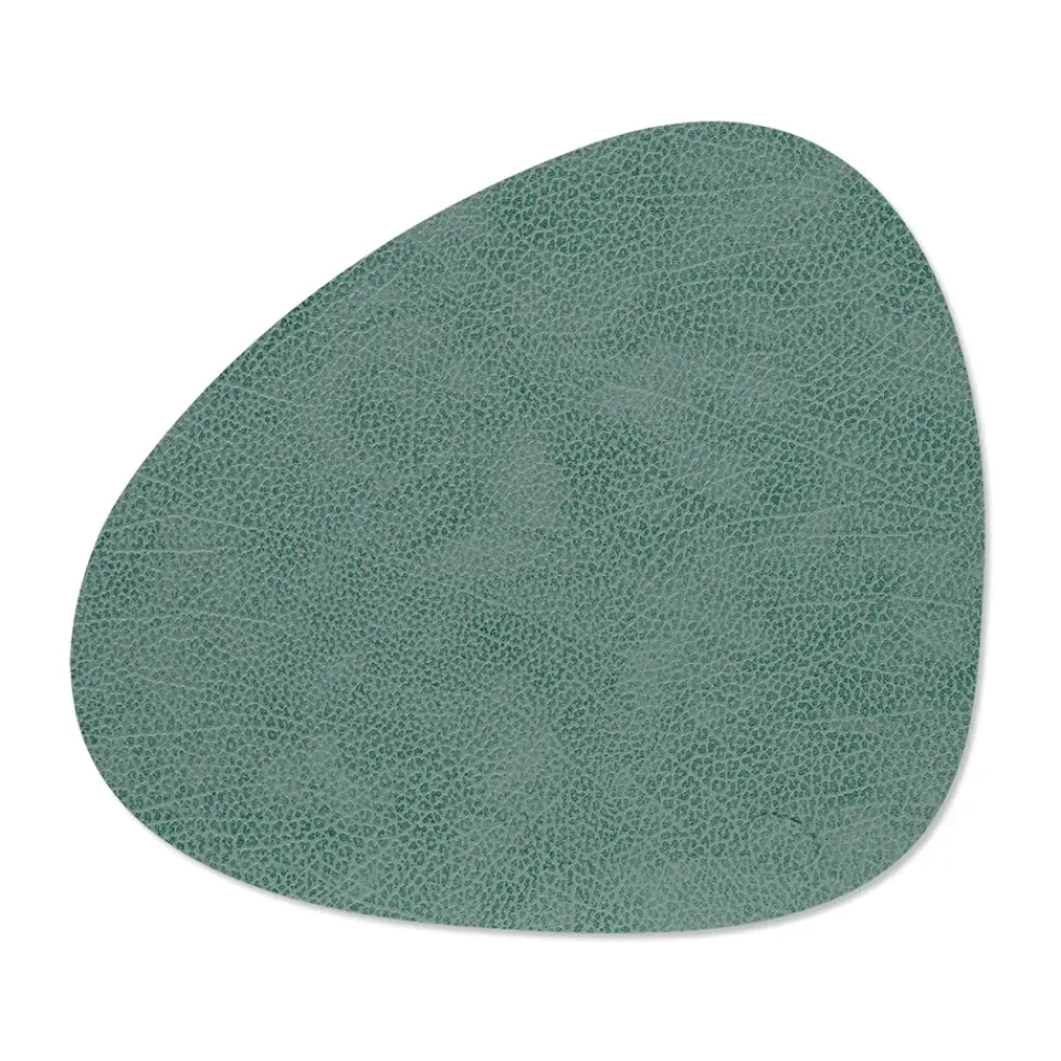 LIND DNA Hippo placemat curve M, Pastel Green New