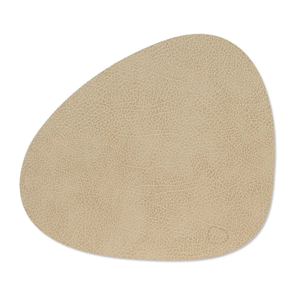 LIND DNA Hippo placemat curve M, Sand Beige Discount