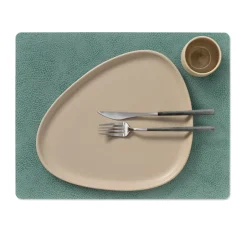 LIND DNA Hippo placemat square, pastel Green Best