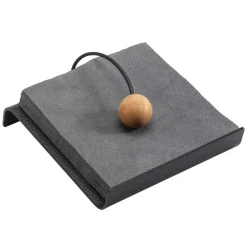 LIND DNA Hippo String napkin holder, -anthracite Black Online