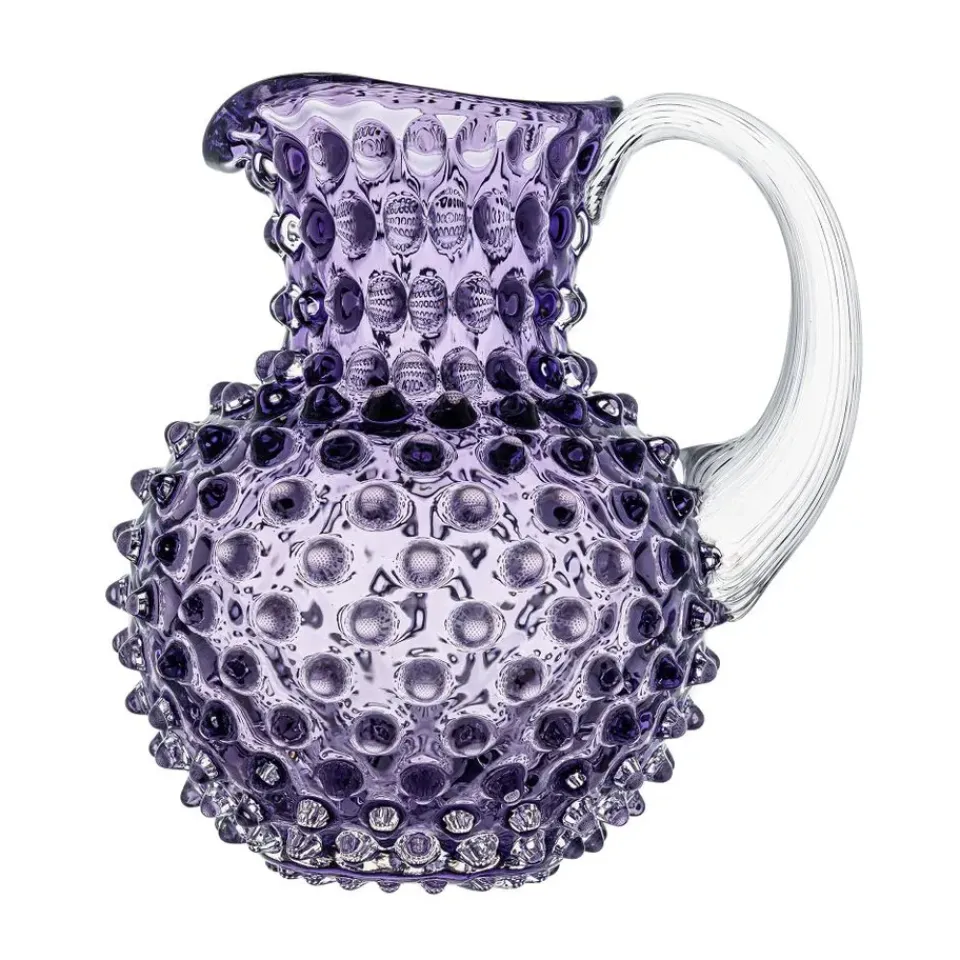 Anna Von Lipa Hobnail milk jug 0.5 L, Indigo Purple Clearance