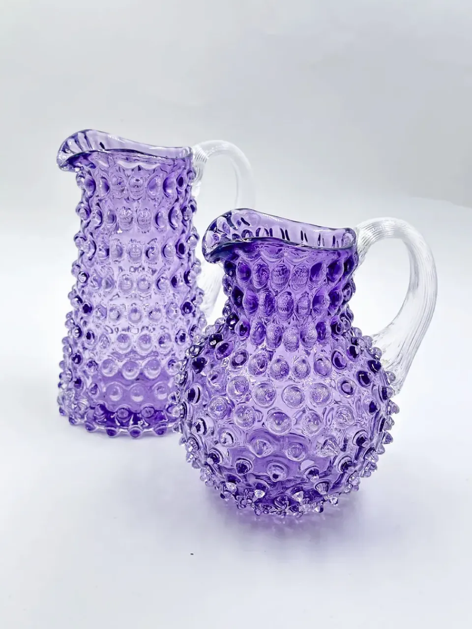 Anna Von Lipa Hobnail milk jug 0.5 L, Indigo Purple Clearance