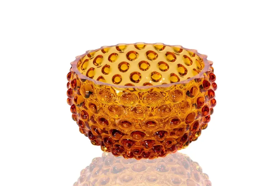 Anna Von Lipa Hobnail Tapas 11.5 cm, Amber Brown Outlet