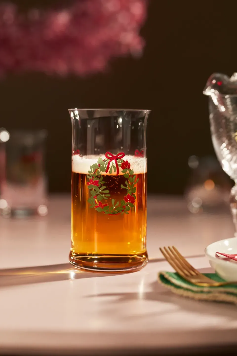 Holmegaard Christmas beer glass 50 cl, 2025 Multi