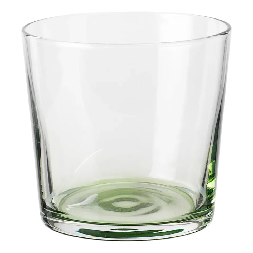 Broste Copenhagen Hue drinking glass 15 cl, Clear-olive Green Best
