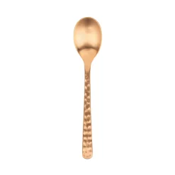 Broste Copenhagen Hune teaspoon, copper hammered Gold-coloured Outlet