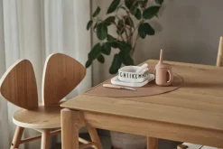 Scandi Living Idun mug with silicone straw 120 ml, Hazel Brown Outlet