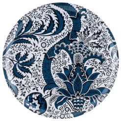 Åry Home Indian Indigo tray, Ø 38 cm Blue