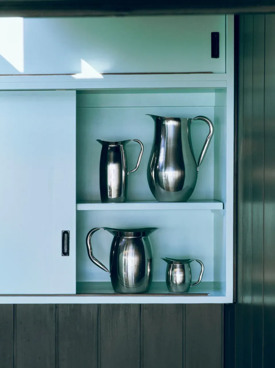 HAY Indian Steel Pitcher pot, Tall 0.92 L Silver-coloured Best