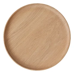 OYOY Inka wooden tray round Ø30 cm, Nature Brown Clearance