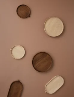 OYOY Inka wooden tray 18x34 cm, Nature Beige Sale