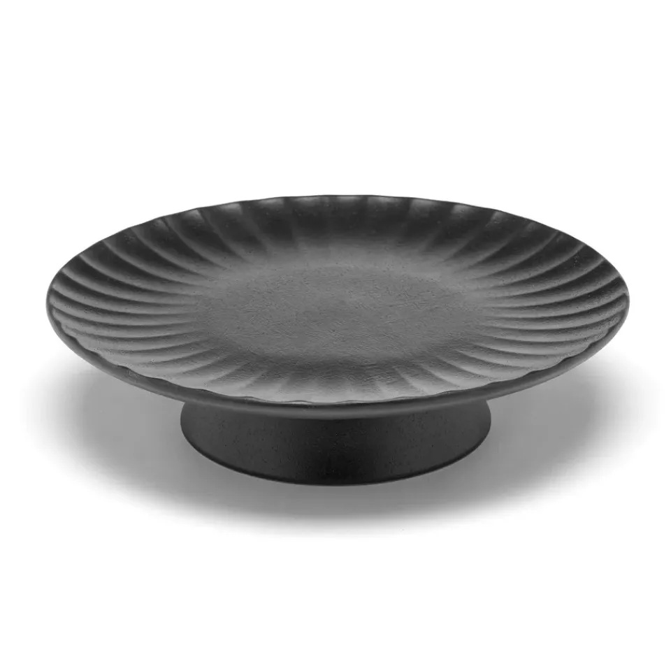Serax Inku cake plate 24 cm, Black Hot