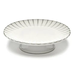 Serax Inku cake plate 24 cm, White New