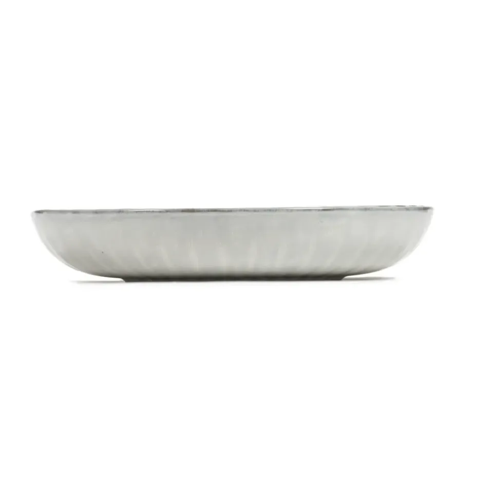 Serax Inku high plate M Ø21 cm 2-pack, White