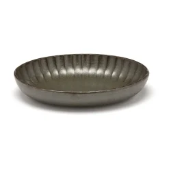 Serax Inku oval serving bowl S 13x19 cm, Green Outlet