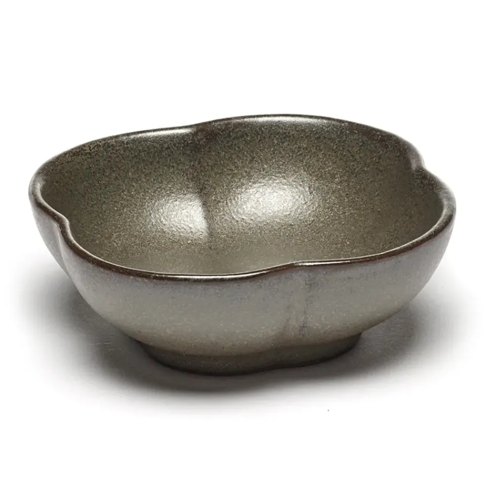 Serax Inku ridged bowl S 9 cm, Green Clearance