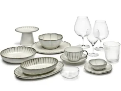 Serax Inku ridged bowl S 9 cm, White Online