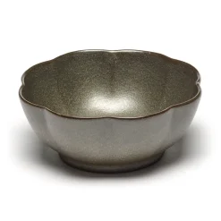 Serax Inku ridged bowl XL 15 cm, Green Best