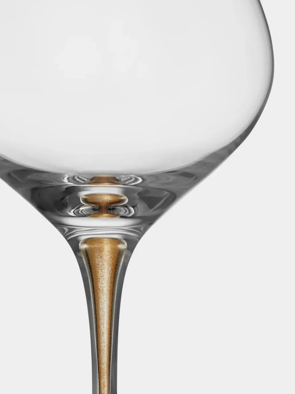 Orrefors Intermezzo Bouquet wine glass 70 cl 2-pack, Gold Gold-coloured Outlet