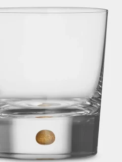 Orrefors Intermezzo double old fashioned 40 cl 2-pack, Gold Gold-coloured Clearance