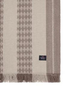 Lexington Jacquard Striped table runner 50x350 cm, Beige Hot