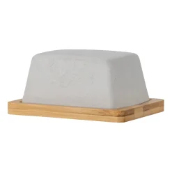 Bloomingville Josefine butter tray with saucer, grey BrownGrey Online