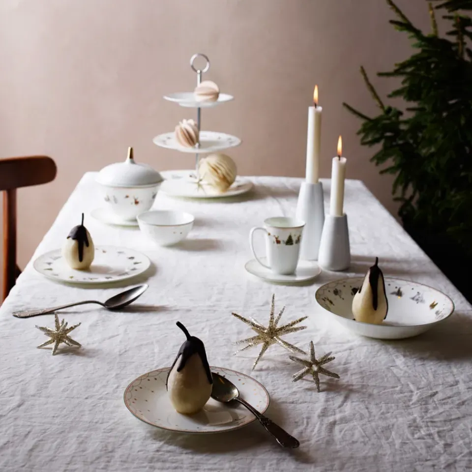 Wik & Walsøe Julemorgen cake stand, white MultiWhite Best