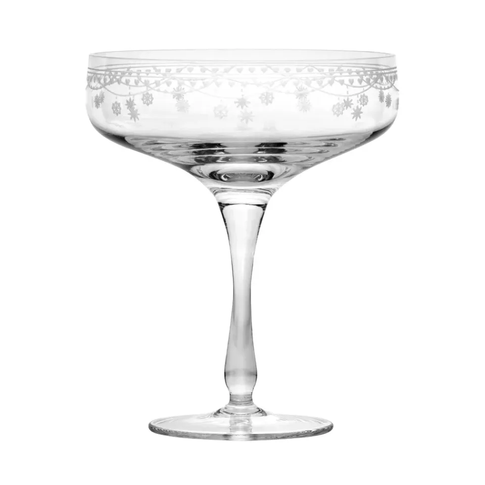Wik & Walsøe Julemorgen champagne glass, 20 cl Transparent Discount