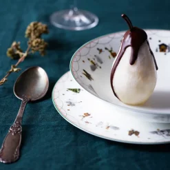 Wik & Walsøe Julemorgen deep plate, 20 cm MultiWhite Sale