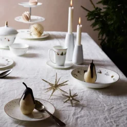 Wik & Walsøe Julemorgen deep plate, 20 cm MultiWhite Sale