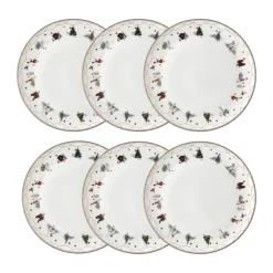Wik & Walsøe Julemorgen plate, Ø20 cm White Online