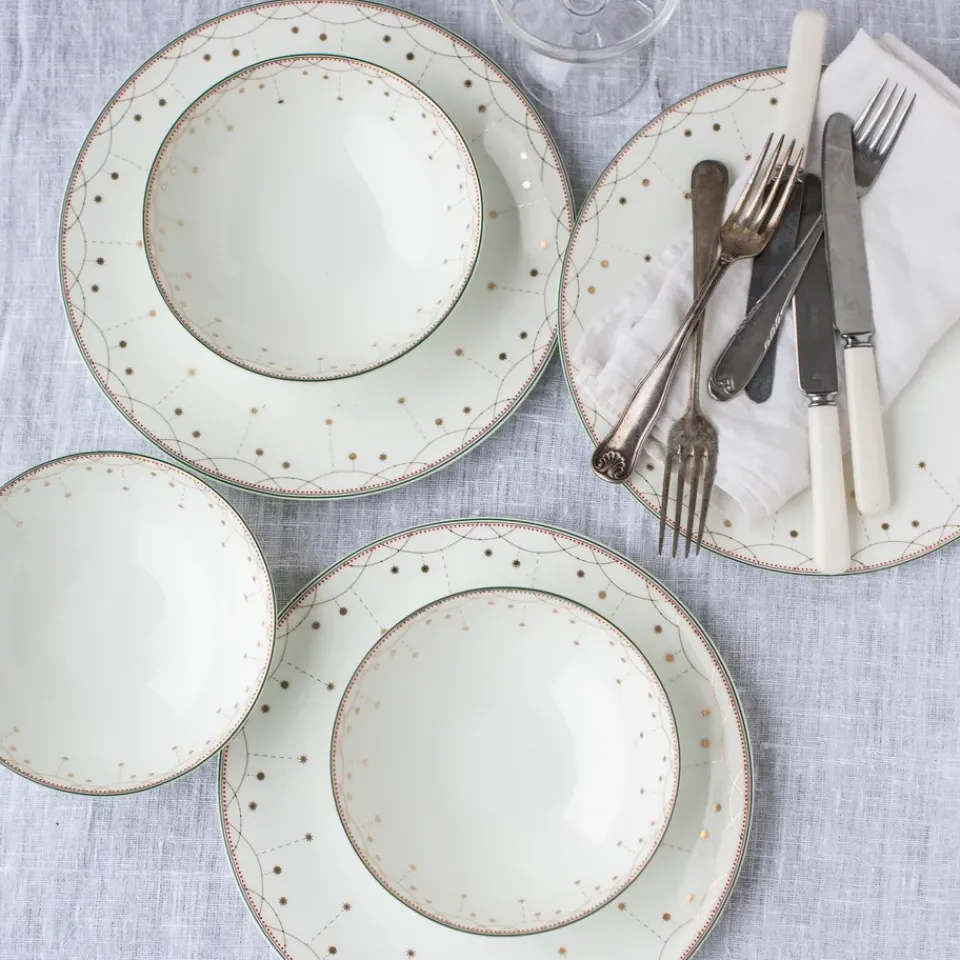 Wik & Walsøe Julemorgen plate, 25 cm MultiWhite Online