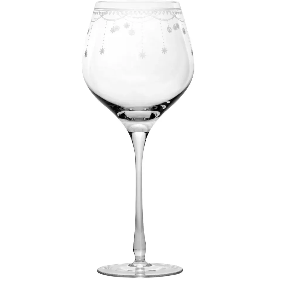 Wik & Walsøe Julemorgen red wine glass, 50 cl Transparent Hot