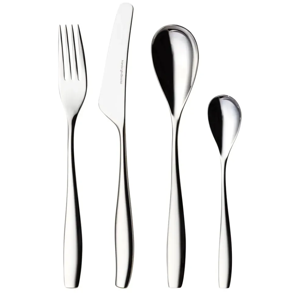 Hardanger Bestikk Julie cutlery 24 pcs, stainless steel Silver-coloured Clearance