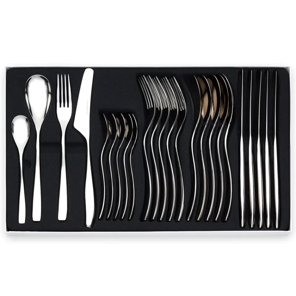 Hardanger Bestikk Julie cutlery 24 pcs, stainless steel Silver-coloured Clearance