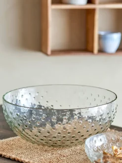 Bloomingville Justina bowl Ø30,5 cm, Clear Transparent New