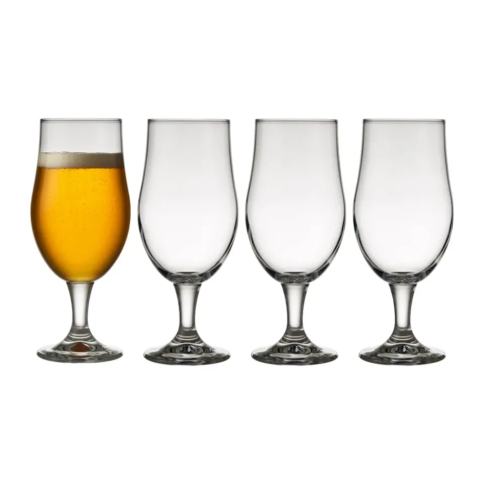 Lyngby Glas Juvel beer glass 49 cl 4-pack, Clear Transparent Hot