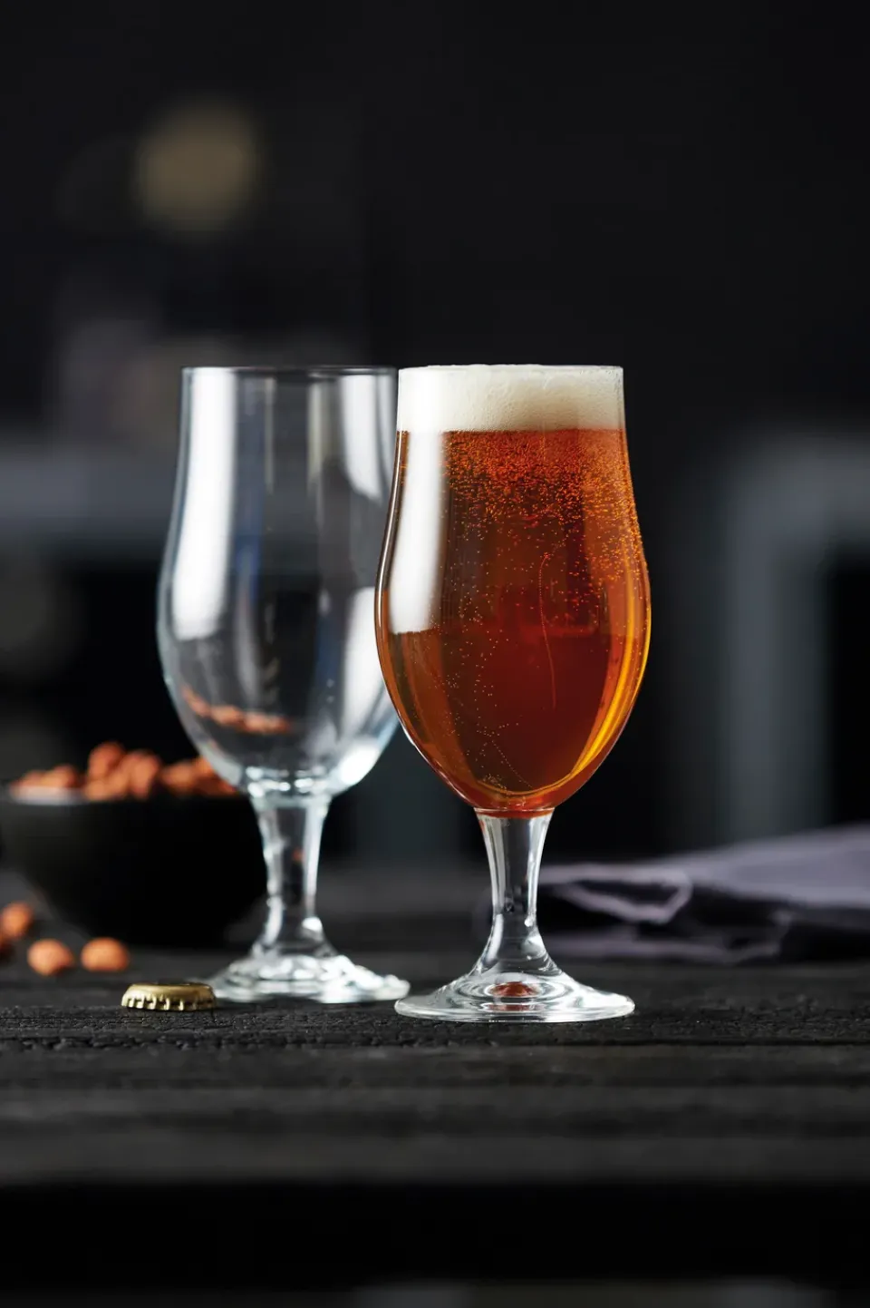 Lyngby Glas Juvel beer glass 49 cl 4-pack, Clear Transparent Hot
