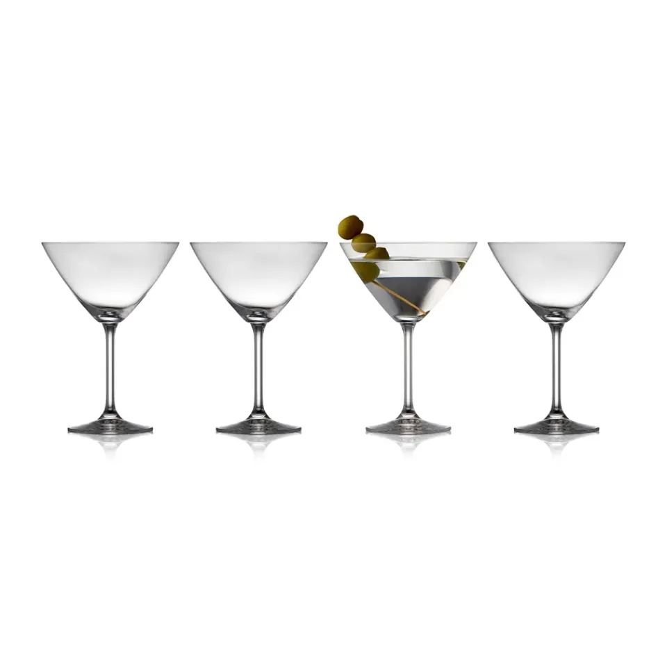 Lyngby Glas Juvel martini glass 28 cl 4-pack, Crystal Transparent Discount