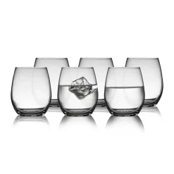 Lyngby Glas Juvel water glass 39 cl 6-pack, Clear Transparent New