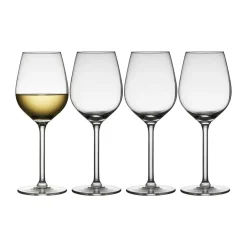 Lyngby Glas Juvel white wine glass 38 cl 4-pack, Clear Transparent Clearance