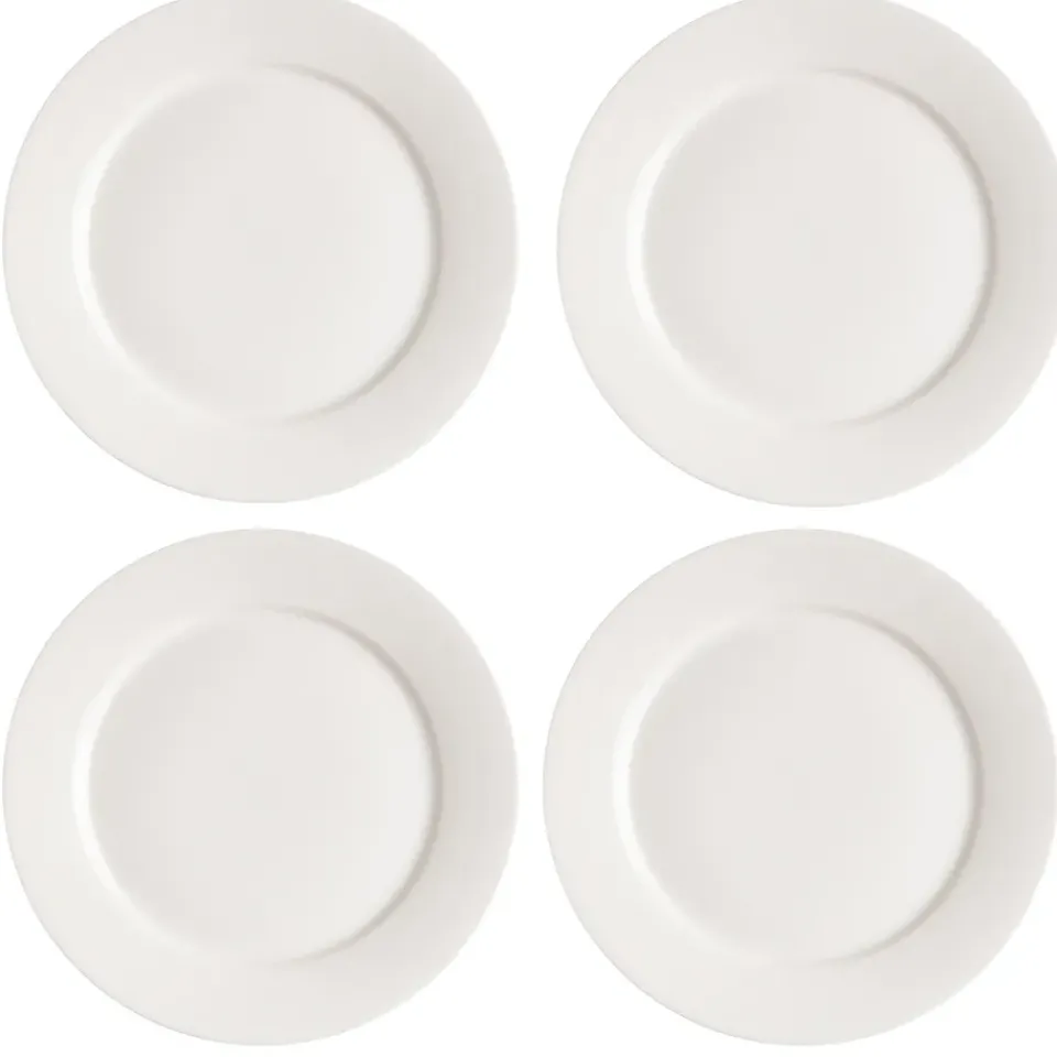 Scandi Living Kalk plate 28 cm 4-pack, White Sale