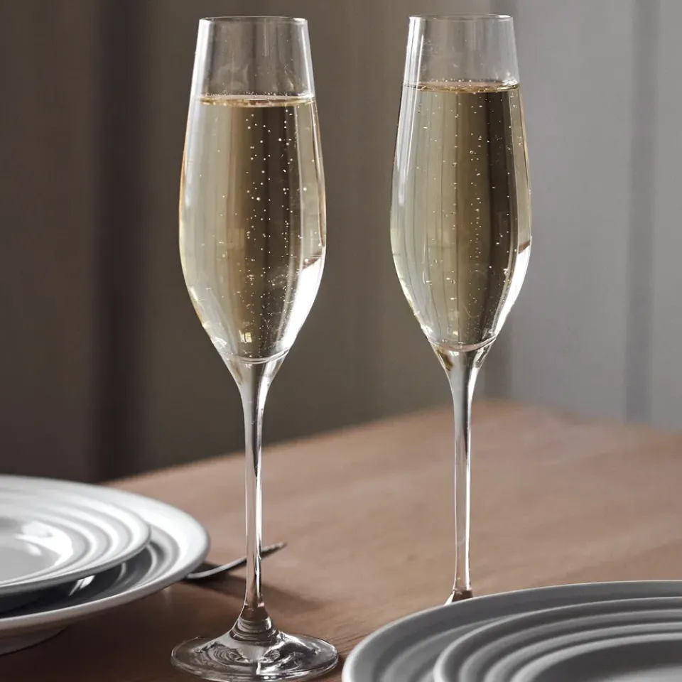 Scandi Living Karlevi champagne glass 4-pack, 21 cl Transparent Discount