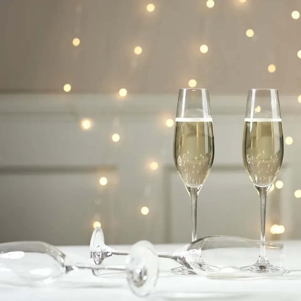 Scandi Living Karlevi champagne glass 4-pack, 21 cl Transparent Discount