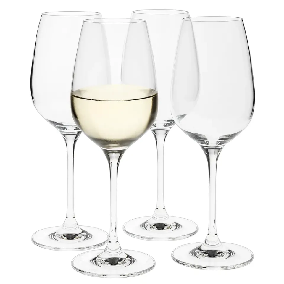 Scandi Living Karlevi white wine glass 4-pack, 34 cl Transparent Online