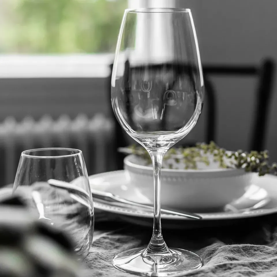 Scandi Living Karlevi white wine glass 4-pack, 34 cl Transparent Online
